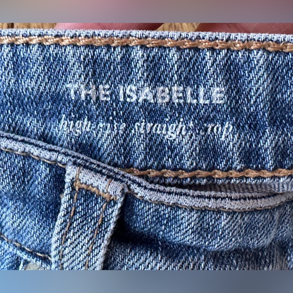 AG Jeans Isabelle High Rise Straight Crop In 20 Year Duplicity size 29R - Picture 3 of 11